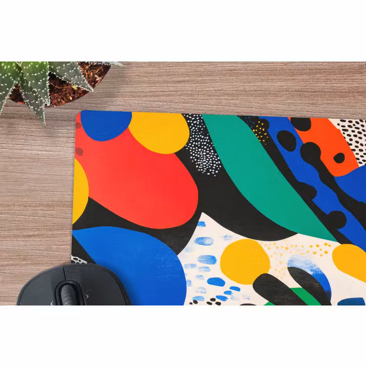 Muismat - Abstract - Planten - Vormen - Kleurrijk — 5