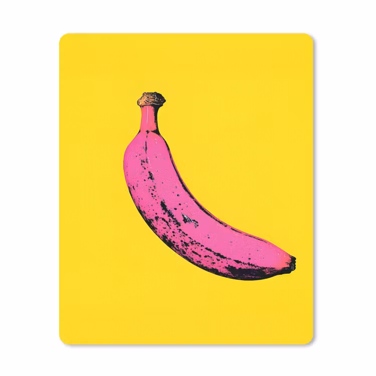 Muismat - Banaan - Grafisch - Geel — 1