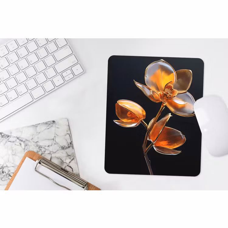 Muismat - Bloem - Orchidee - Oranje — 4