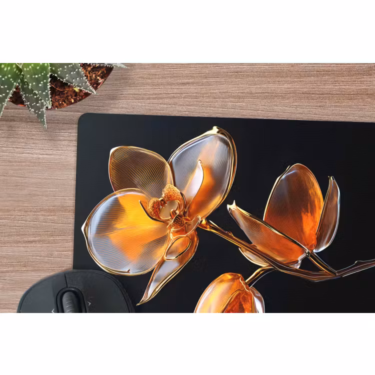 Muismat - Bloem - Orchidee - Oranje — 5
