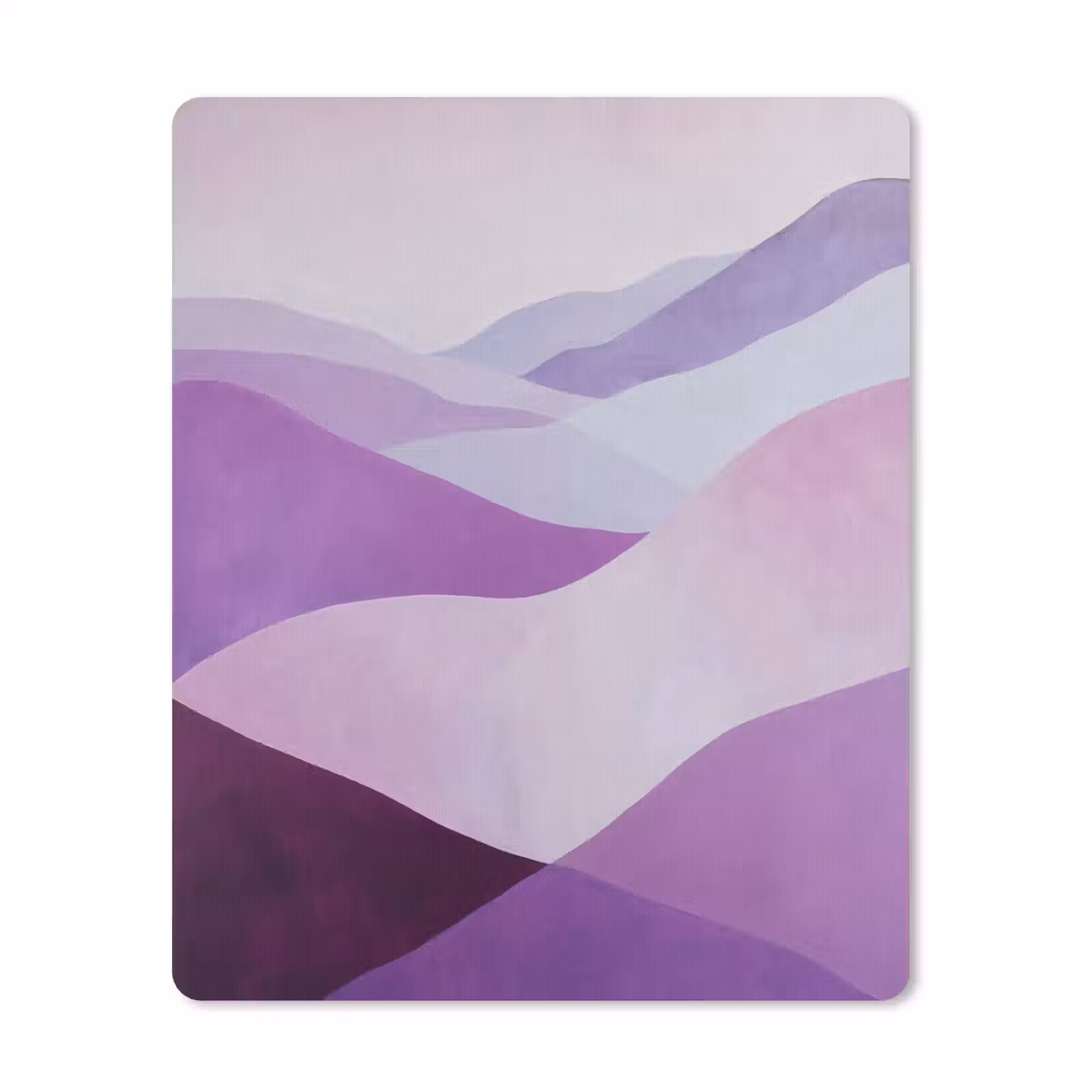 Muismat - Abstract - Heuvels - Landschap - Paars — 1