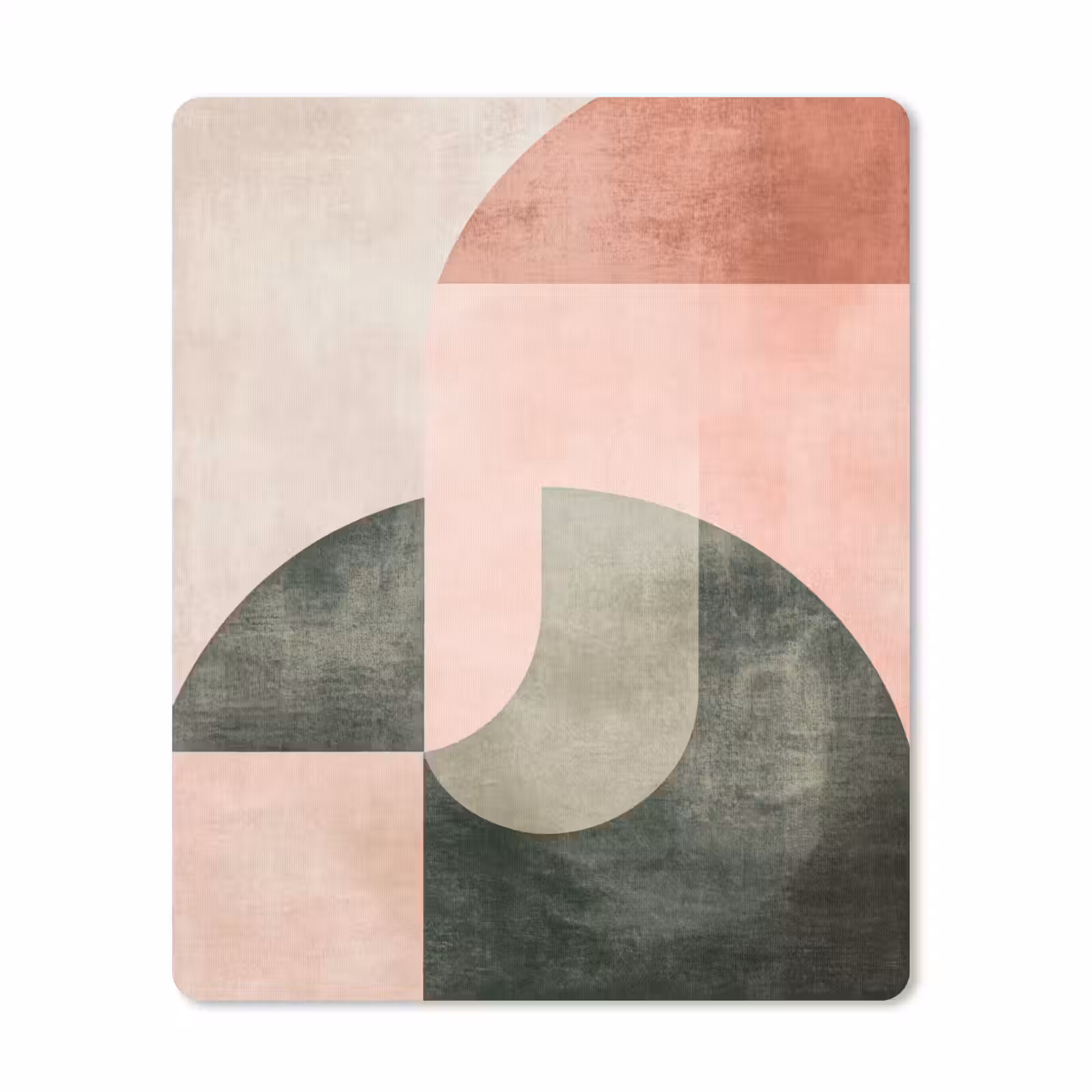 Muismat - Cirkel - Abstract - Roze — 1
