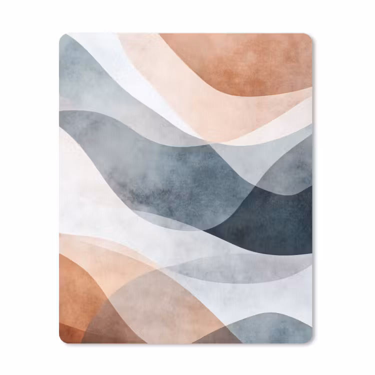 Muismat - Abstract - Golven - Blauw — 1