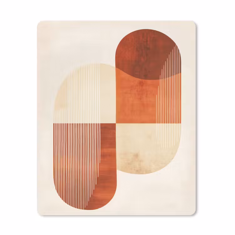 Muismat - Bogen - Beige - Vormen — 1