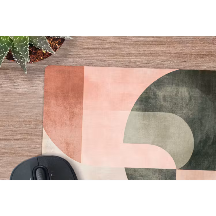 Muismat - Cirkel - Abstract - Roze — 5