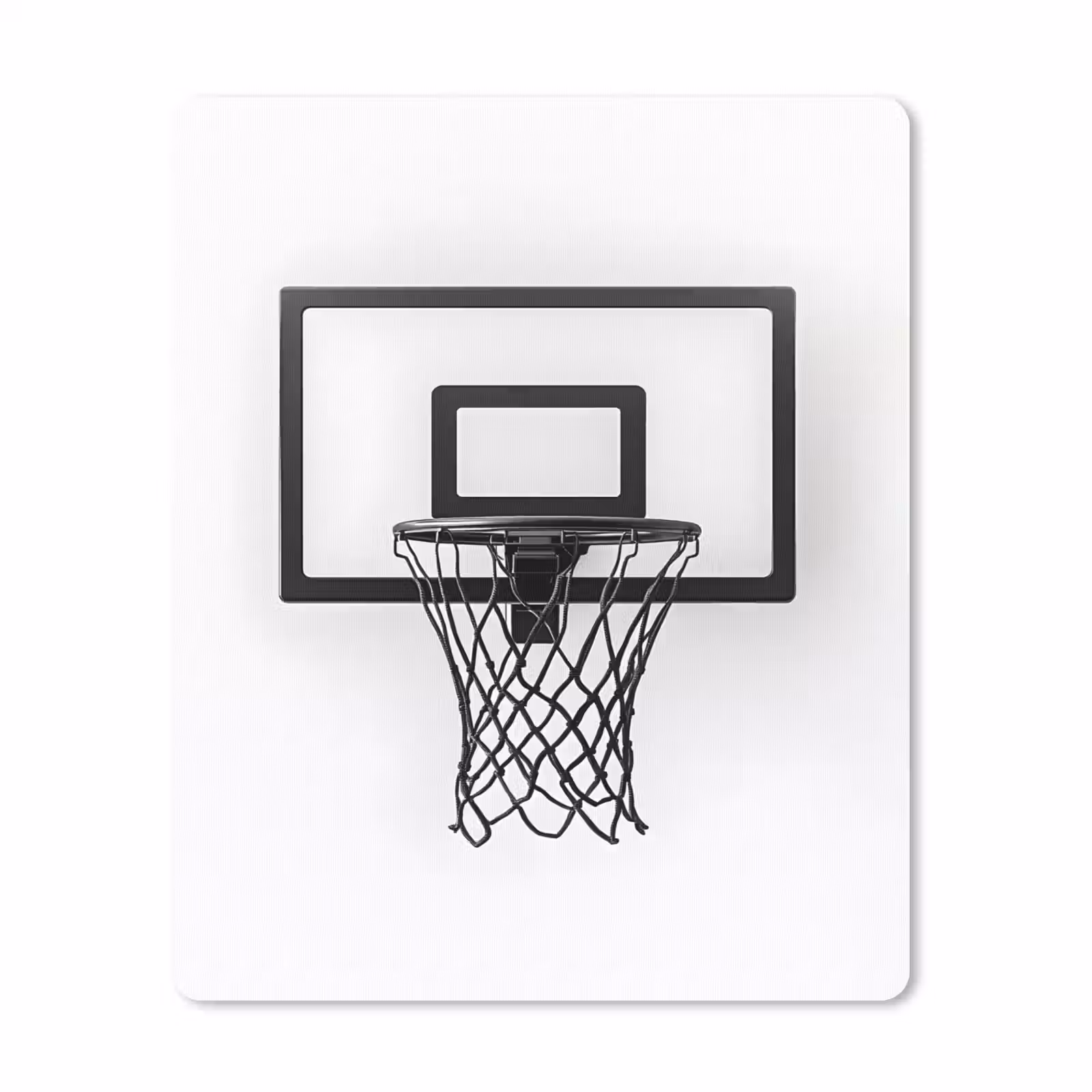 Muismat - Basketbalbord - Minimalistisch - Zwart — 1
