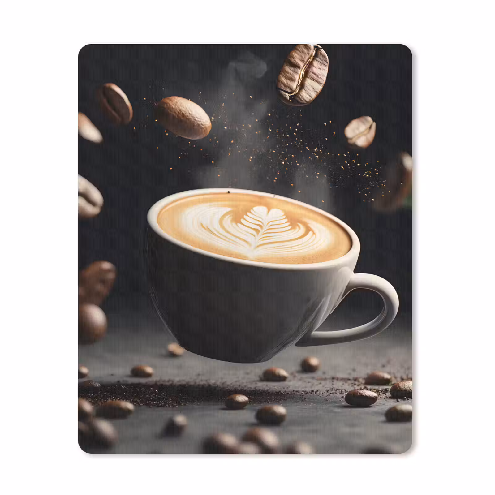 Muismat - Cappuccino - Kop - Bonen - Bruin — 1