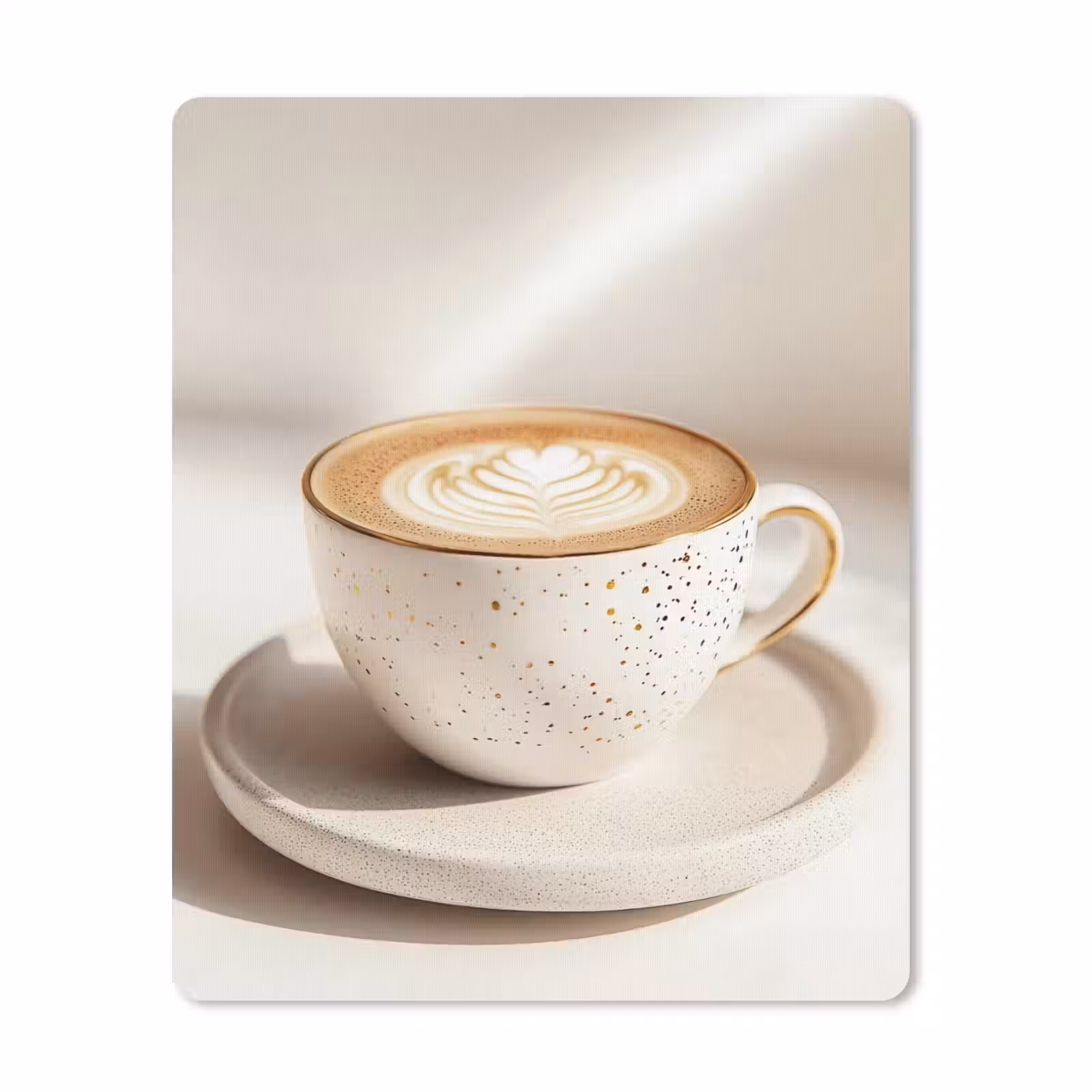 Muismat - Cappuccino - Schuim - Schotel - Beige — 1