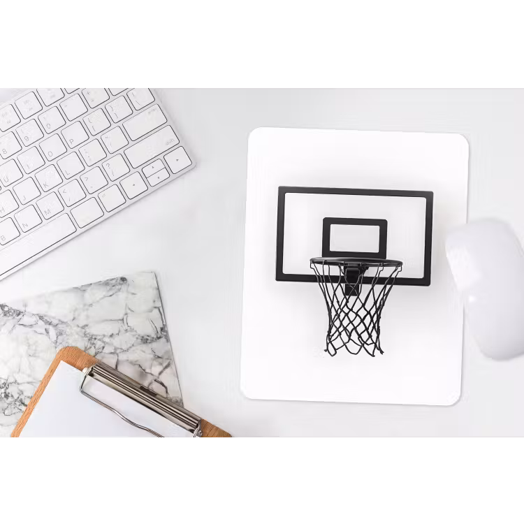 Muismat - Basketbalbord - Minimalistisch - Zwart — 4
