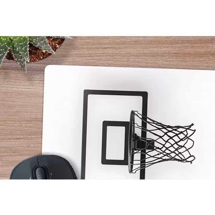 Muismat - Basketbalbord - Minimalistisch - Zwart — 5