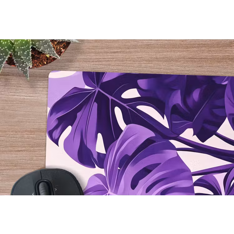Muismat - Bladeren - Paars - Tropisch - Abstract — 5
