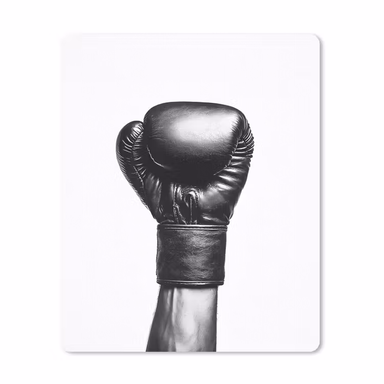 Muismat - Bokshandschoen - Zwart - Hand — 1