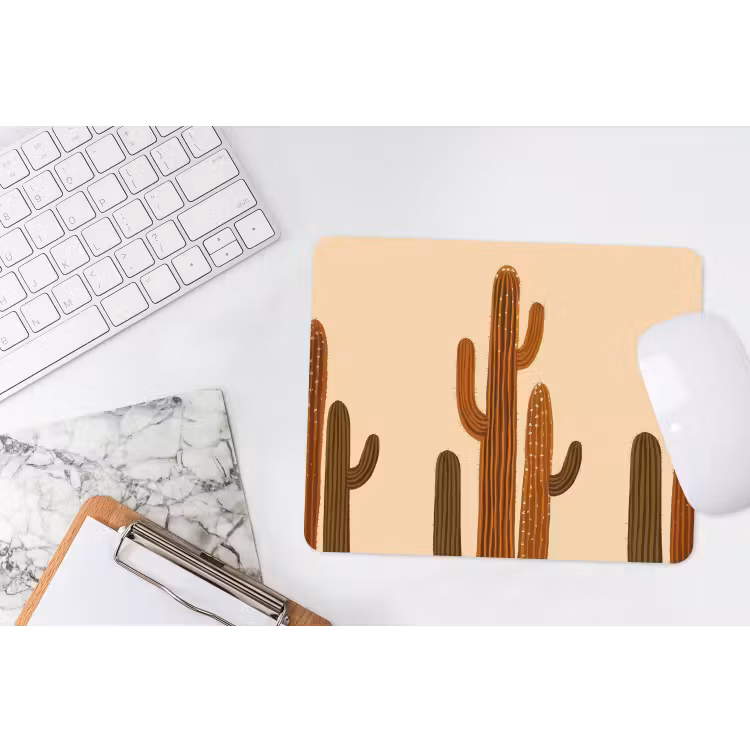 Muismat - Cactus - Woestijn - Zand - Bruin — 2