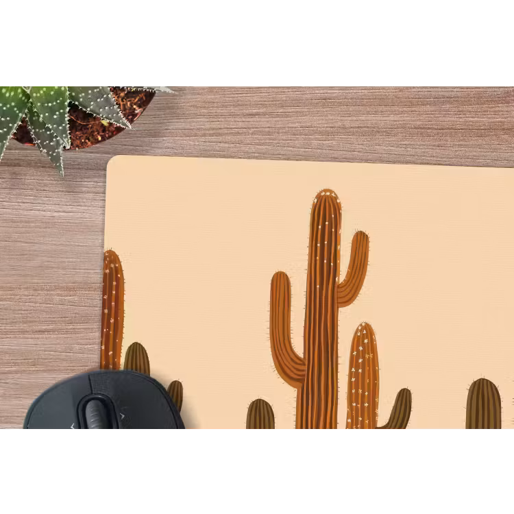 Muismat - Cactus - Woestijn - Zand - Bruin — 4