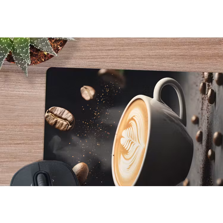 Muismat - Cappuccino - Kop - Bonen - Bruin — 5