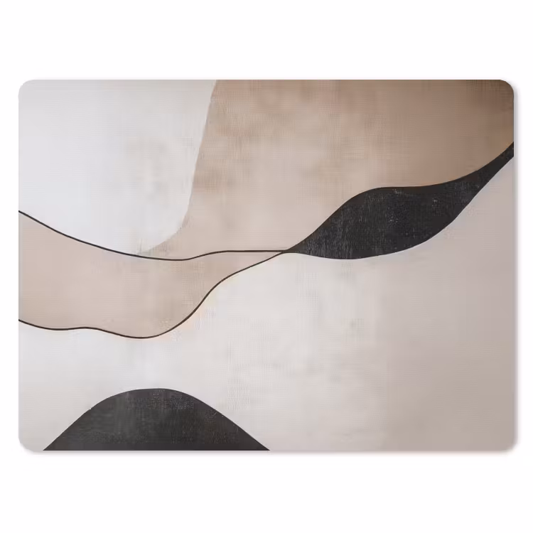 Muismat - Contourlijnen - Abstracte landschap — 1