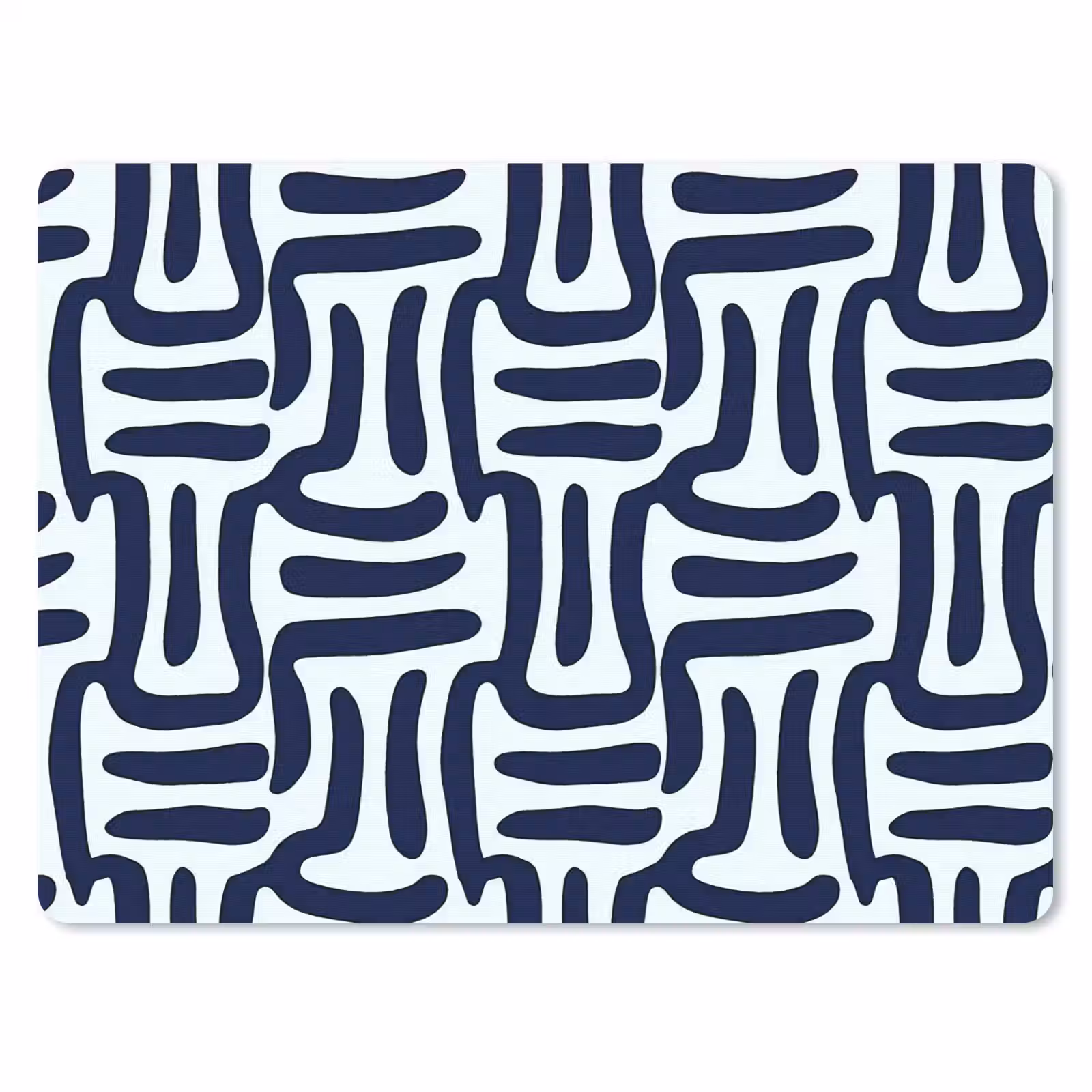 Muismat - Abstract - Modern - Blauw — 1