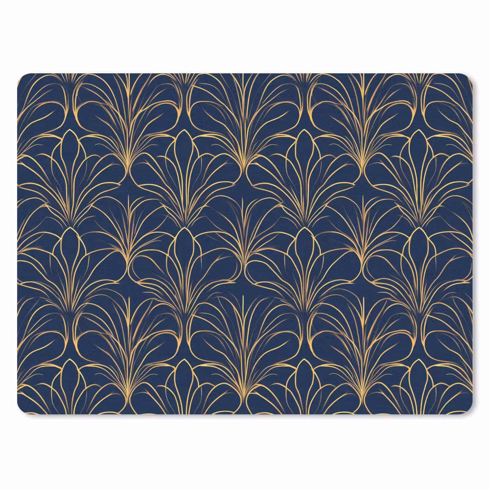 Muismat - Deco - Waaier - Blauw — 1