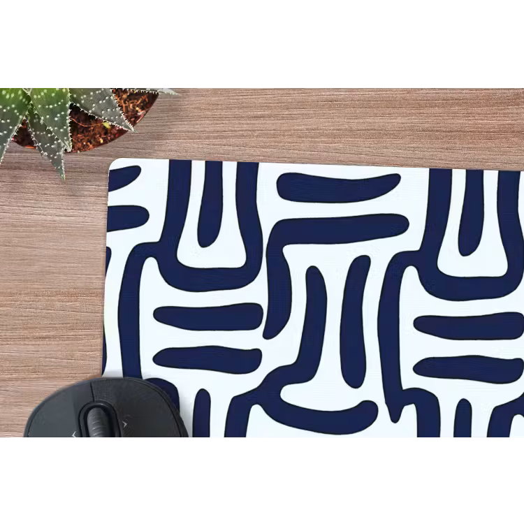 Muismat - Abstract - Modern - Blauw — 4