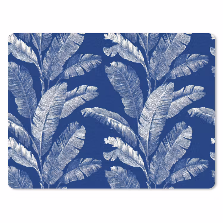 Muismat - Blad - Palm - Blauw — 1