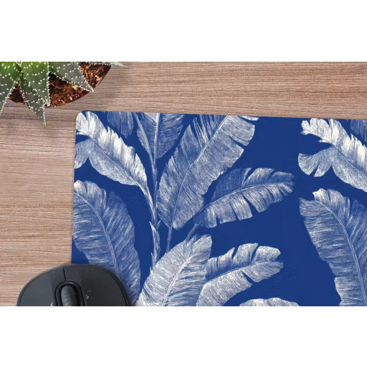Muismat - Blad - Palm - Blauw — 4