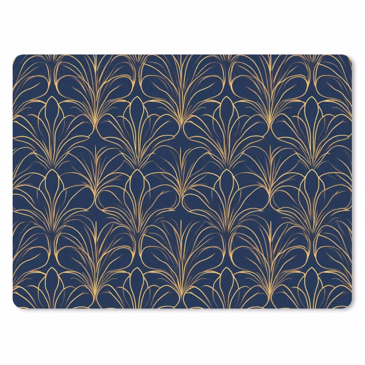 Muismat - Deco - Waaier - Blauw — 1