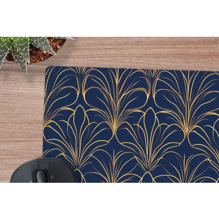 Muismat - Deco - Waaier - Blauw — 4