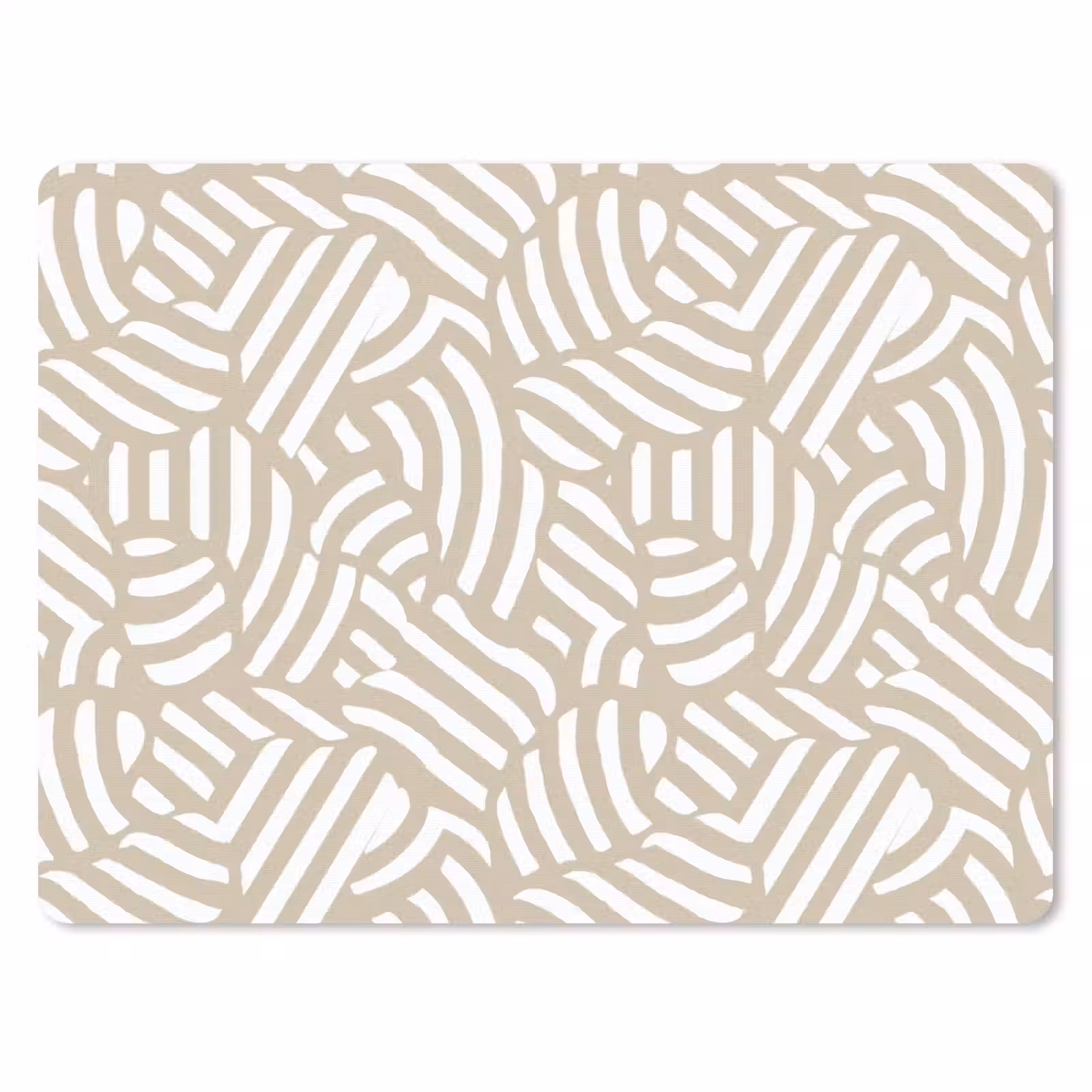 Muismat - Abstract - Modern - Beige — 1