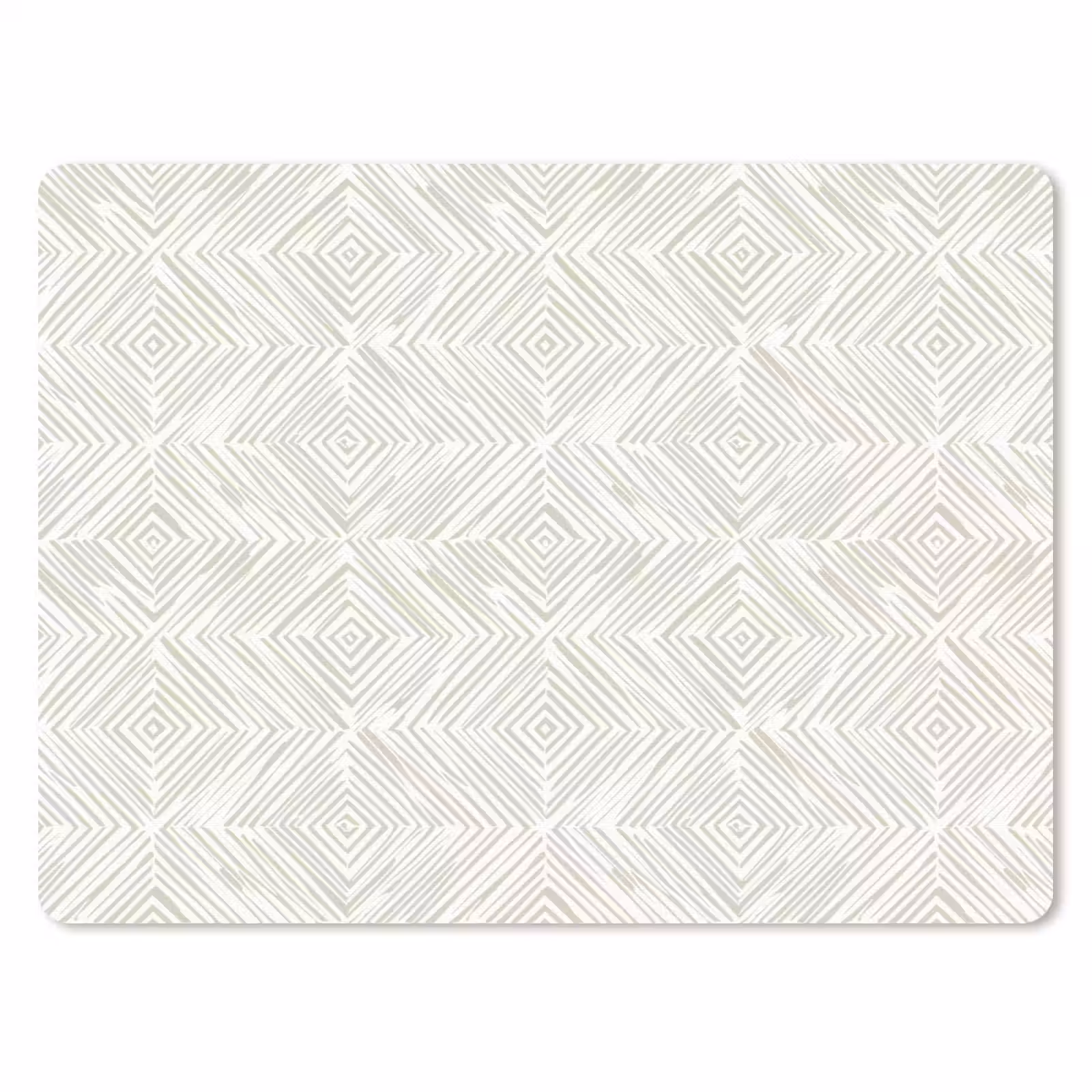 Muismat - Abstract - Ruiten - Beige — 1