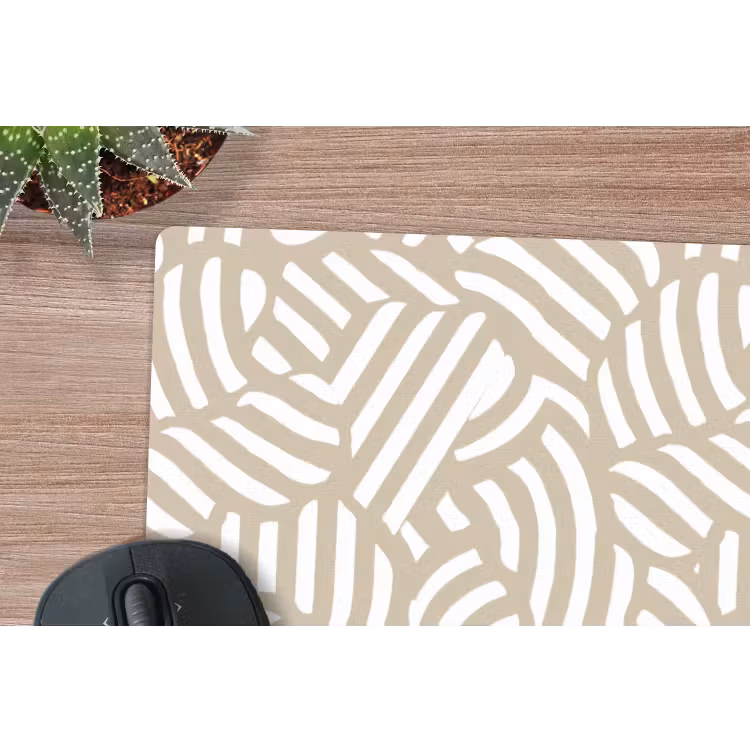 Muismat - Abstract - Modern - Beige — 4