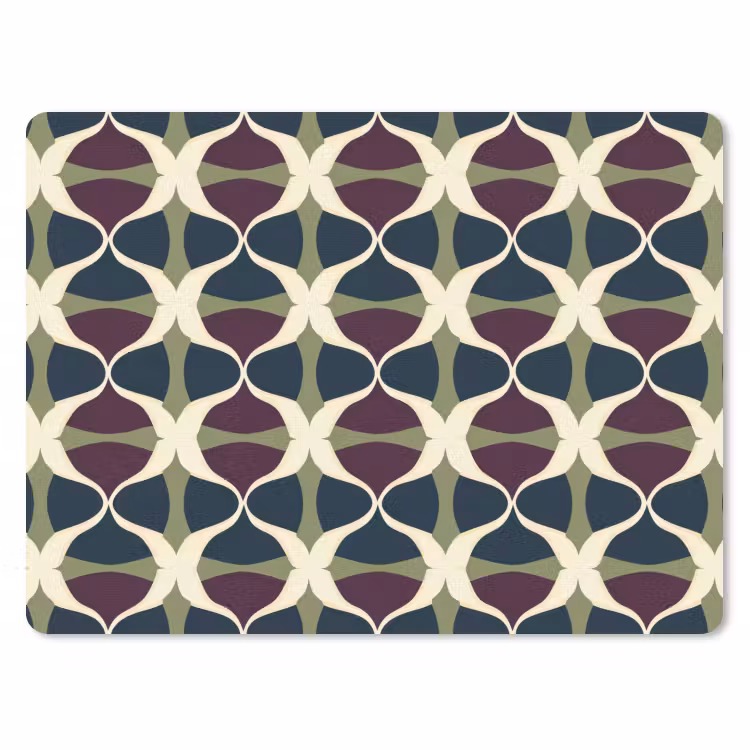 Muismat - Abstract - Retro - Kleurrijk — 1