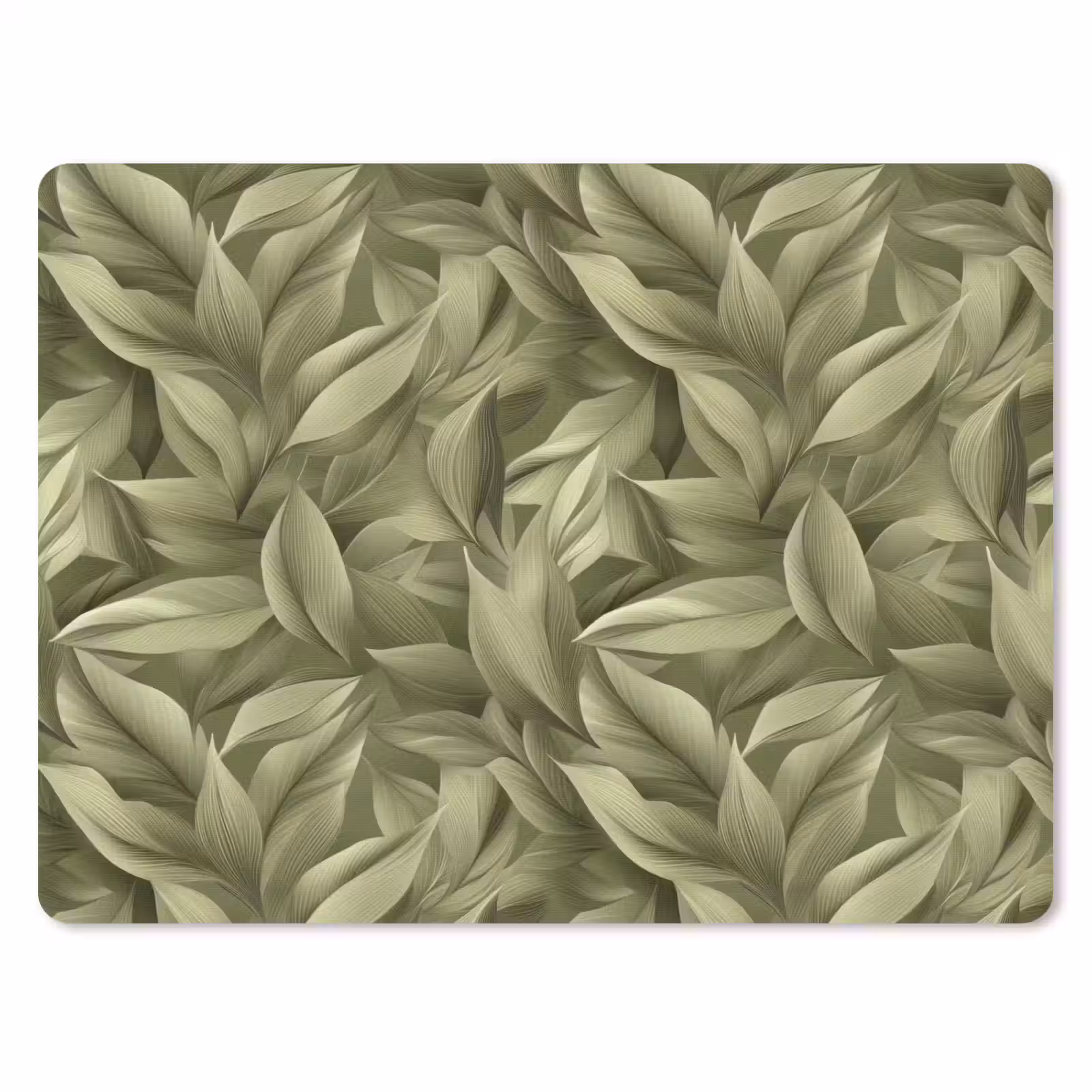 Muismat - Bladeren - Modern - Groen — 1
