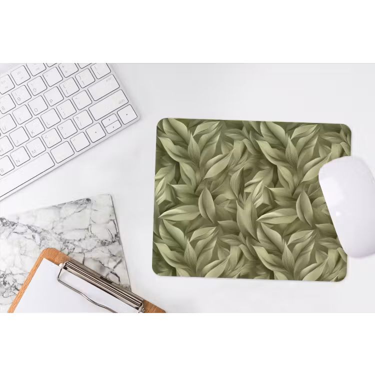 Muismat - Bladeren - Modern - Groen — 2