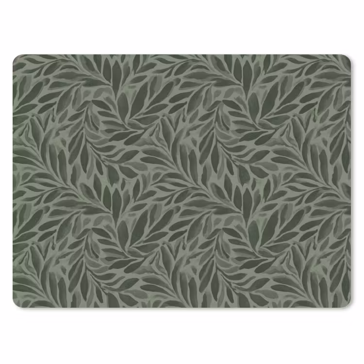 Muismat - Bladeren - Organisch - Groen — 1