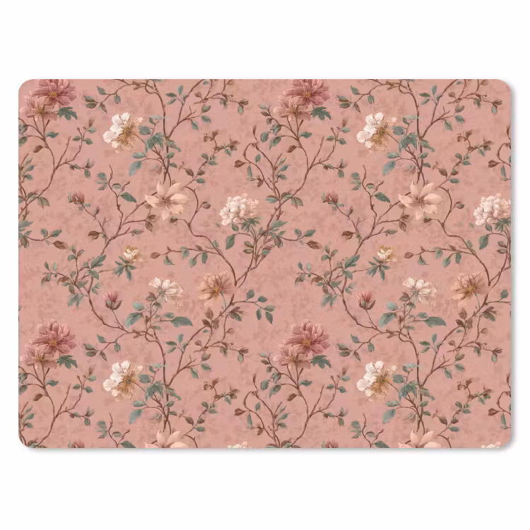 Muismat - Botanisch - Bloemen - Roze — 1