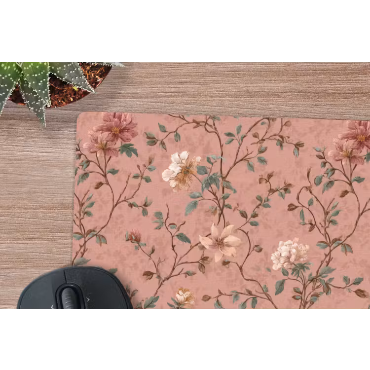 Muismat - Botanisch - Bloemen - Roze — 4