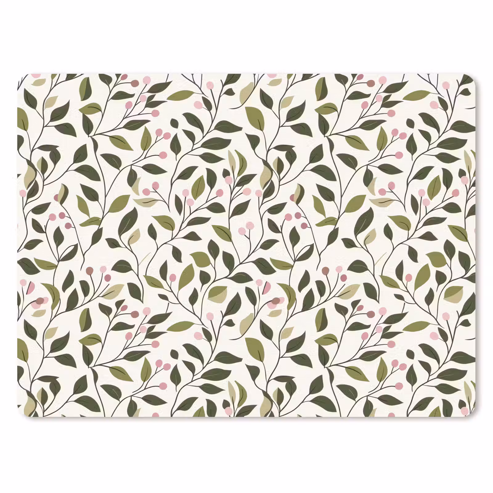 Muismat - Bladeren - Bessen - Roze — 1
