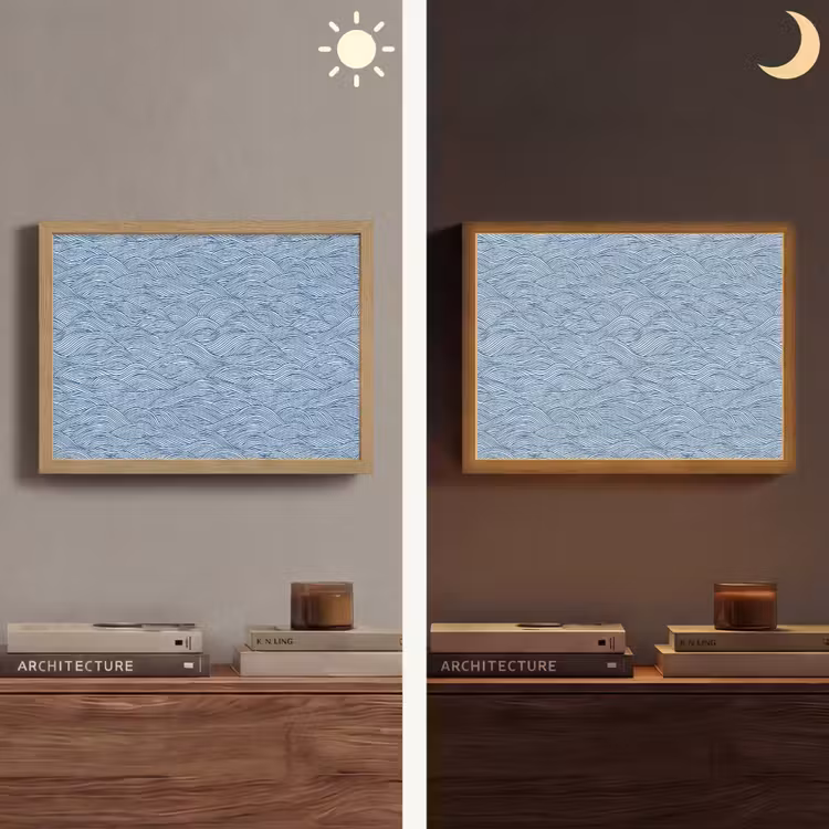 Lightbox - Wandlamp - Golven - Ritmisch - Blauw — 6