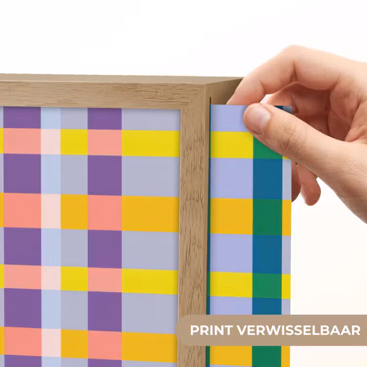 Lightbox - Wandlamp - Ruit - Patroon - Kleurrijk — 5