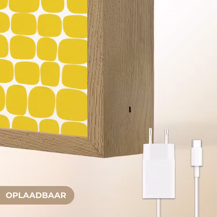 Lightbox - Wandlamp - Stippen - Modern - Geel — 7