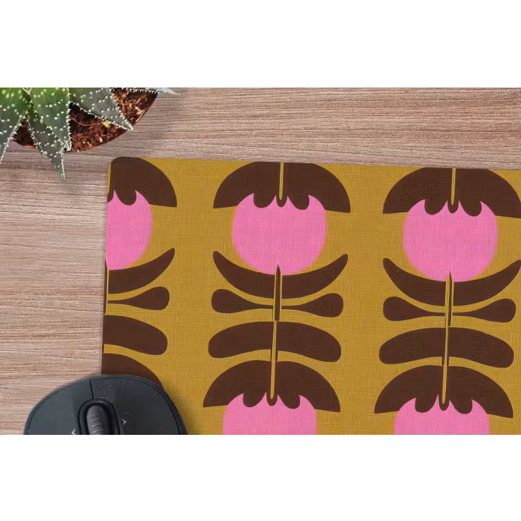 Muismat - Abstract - Bloemen - Roze — 4
