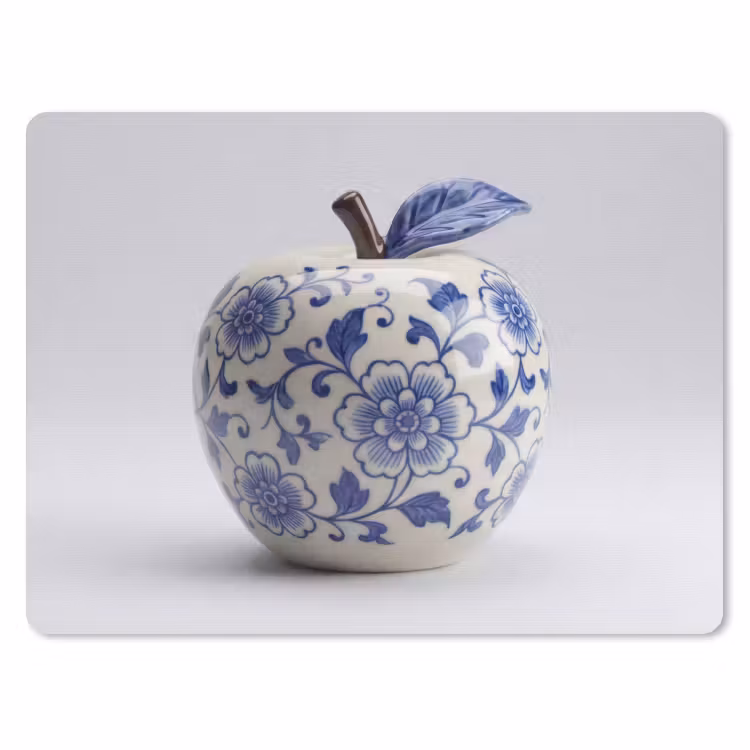 Muismat - Appel - Blauw - Klassiek — 1