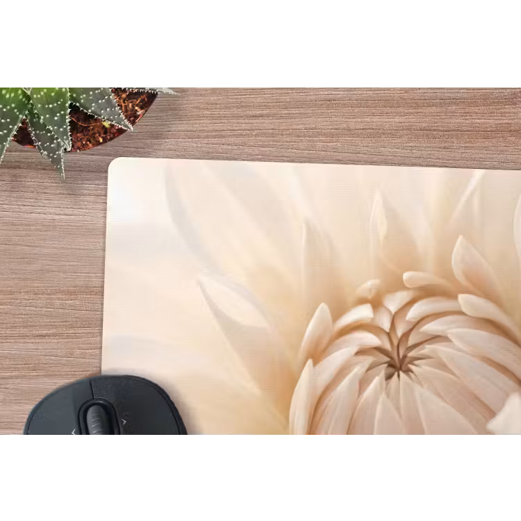 Muismat - Bloem - Dahlia - Wit — 4