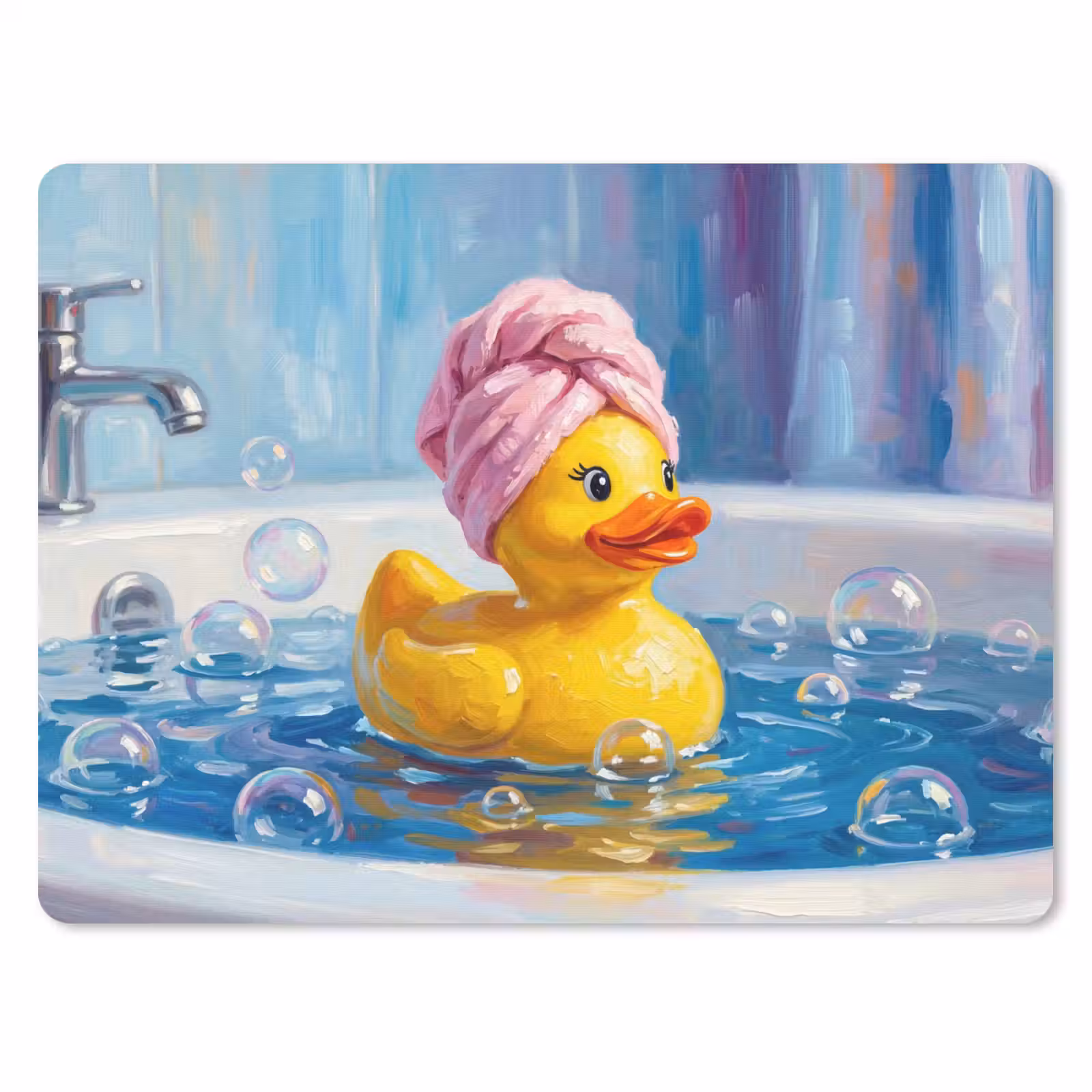 Muismat - Creatief - Badeend - Kleurrijk — 1