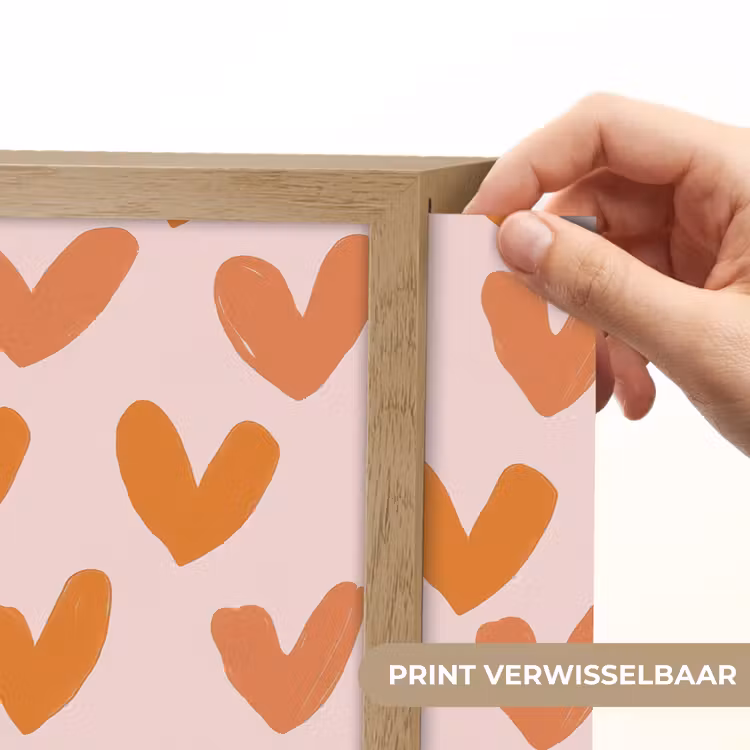 Lightbox - Wandlamp - Hartjes - Getekend - Oranje — 5