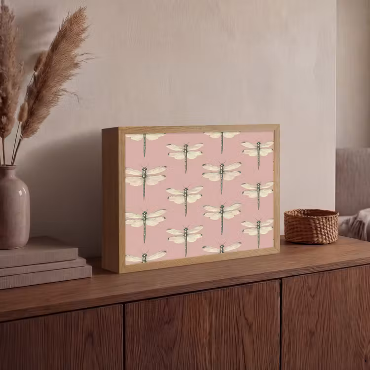 Lightbox - Wandlamp - Lillibellen - Patroon - Roze — 4
