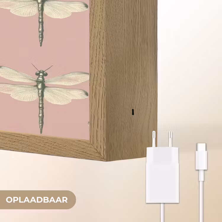 Lightbox - Wandlamp - Lillibellen - Patroon - Roze — 7