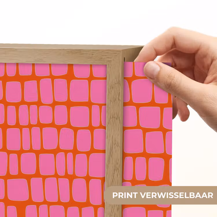 Lightbox - Wandlamp - Organisch - Raster - Roze — 5