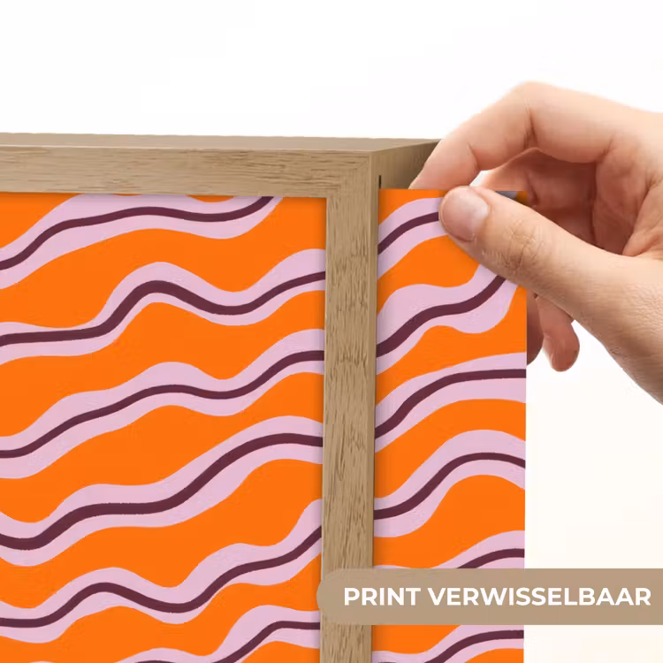 Lightbox - Wandlamp - Retro - Golvend - Oranje — 5