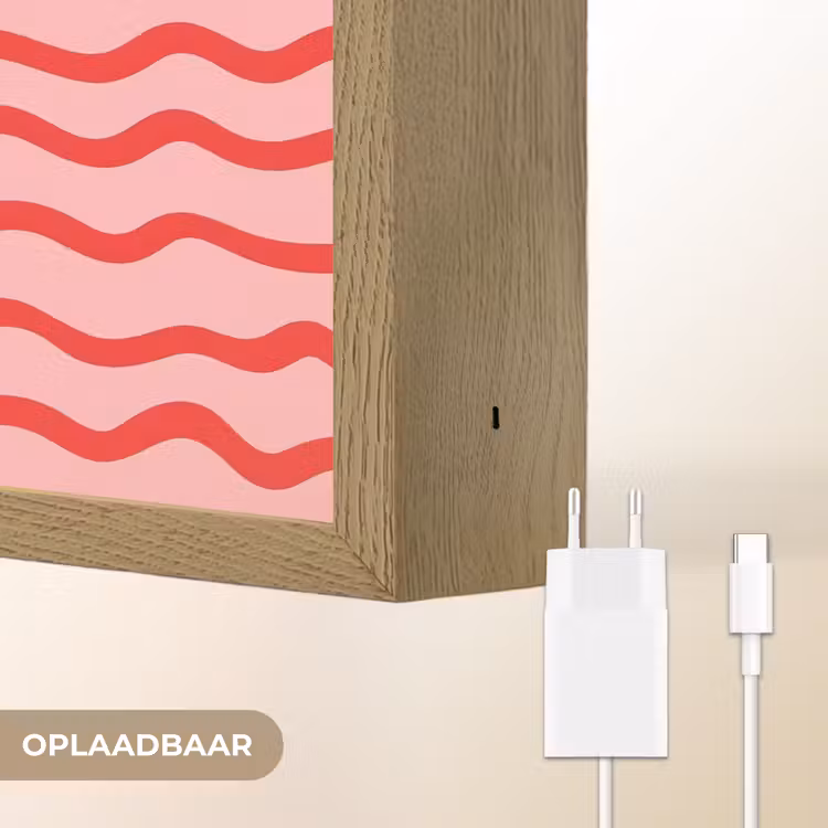 Lightbox - Wandlamp - Speels - Patroon - Rood — 7